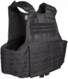 Mil-Tec Black Plate Carrier Vest - M4454