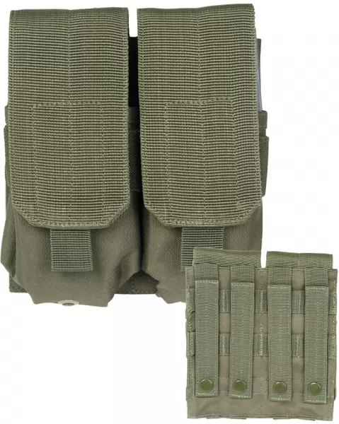 Mil-Tec OD M4-M16 Double Mag Pouch M4468