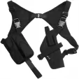 Mil-Tec Black Cordura Shoulder Holster - M4482
