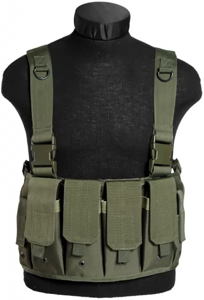 Mil-Tec OD Mag Carrier Chest Rig M4483