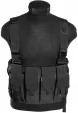 Mil-Tec Black Mag Carrier Chest Rig - M4484