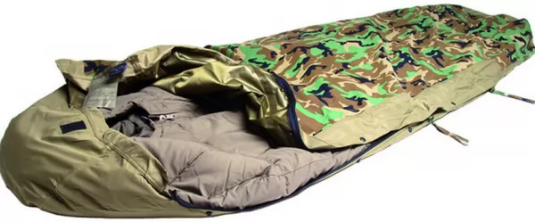Mil-Tec Woodland Camo Sleeping Bag C M4490