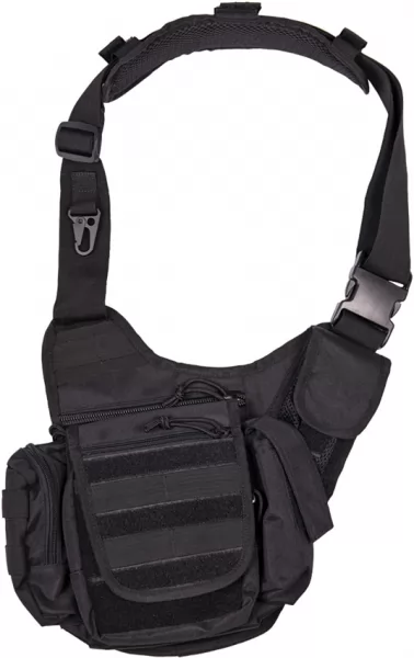 Mil-Tec Multi-Function Sling Bag Black M4533