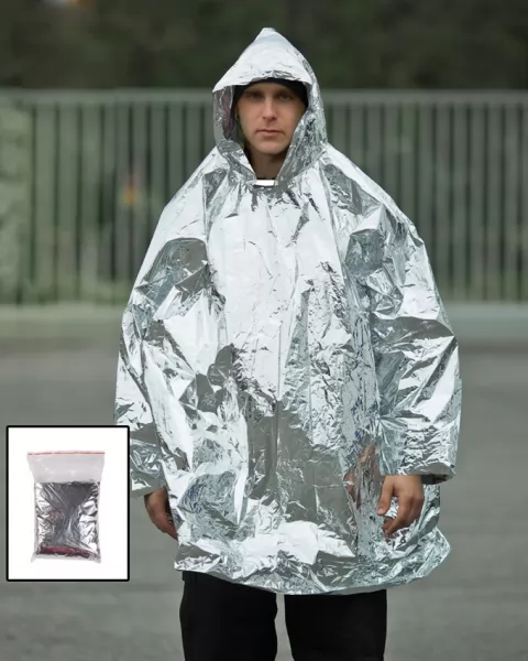 Mil-Tec Silver Survival Poncho M4552
