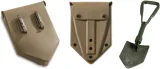Miscellaneous German OD Tri Fold Shovel Used - M4603