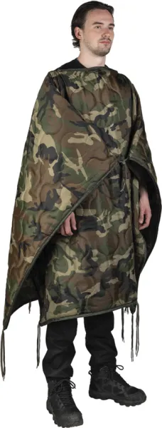 Mil-Tec Woodland Poncho Liner M4609