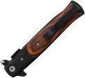 Miscellaneous Linerlock A-O Brown Wood knives M4616