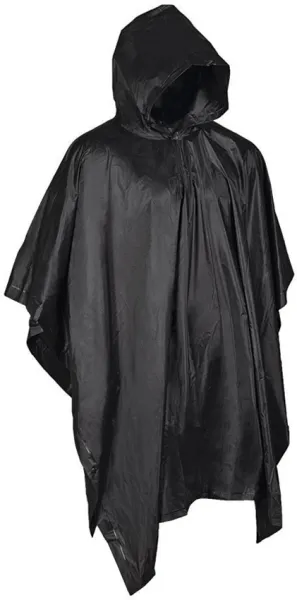 Mil-Tec Poncho Black Vinyl M4628