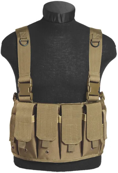 Mil-Tec Mag Carrier Chest Rig Coyote M4639