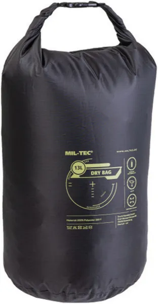 Mil-Tec Black 13l Dry Bag M4641