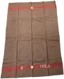 Miscellaneous Swiss Brown Wool Blanket - M4647