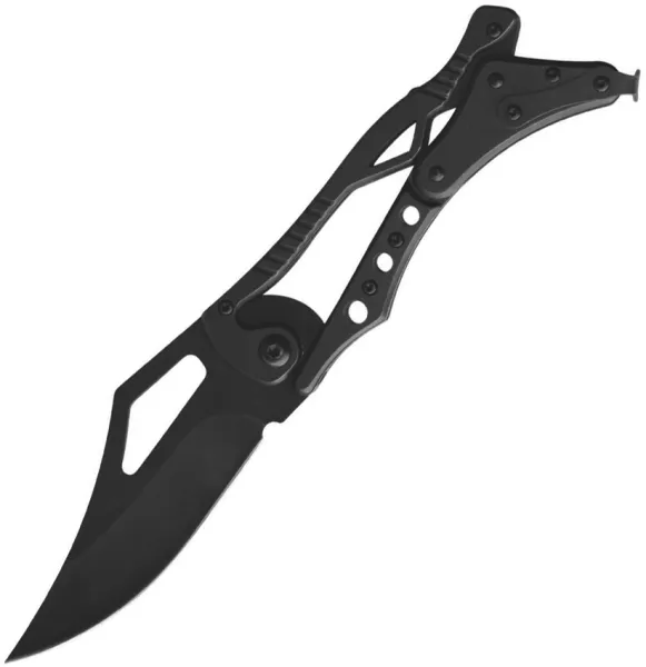 Mil-Tec Skeleton Framelock Black M4659