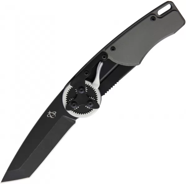 Mantis Gearhead Linerlock Gray Tanto knives MAN2024T