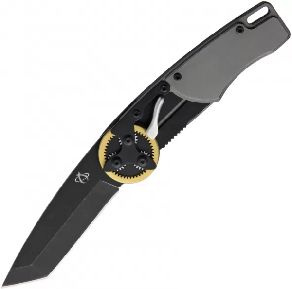 Mantis Gearhead Linerlock Brass Tanto knives MAN2026T