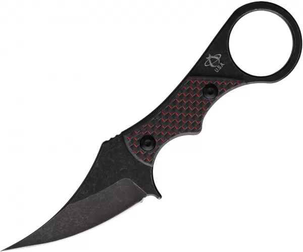 Mantis Sabot III Fixed Blade Red CF knives MAN8349
