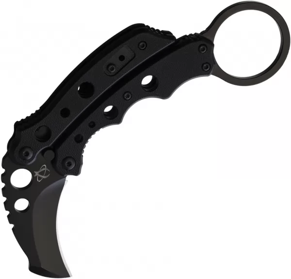 Mantis Vuja De Karambit Black knives MANMK4BK