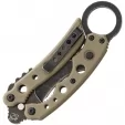 Mantis Vuja De Karambit Desert Tan knives MANMK4DTSW
