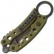 Mantis Vuja De Karambit Green knives MANMK4GSW