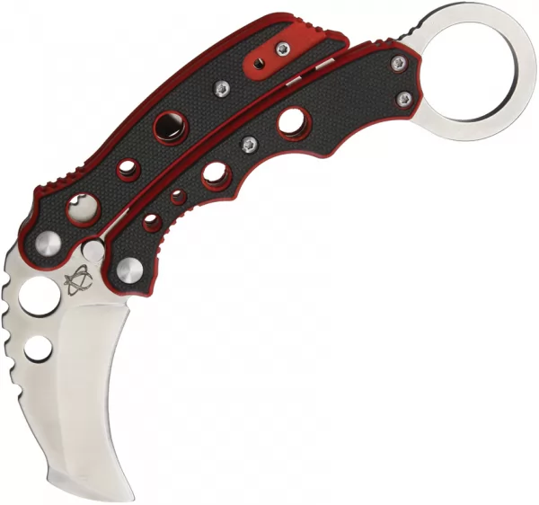 Mantis Vuja De Karambit Red knives MANMK4R