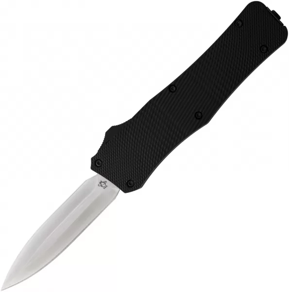 Mantis Auto OTF Stilletto Black Plain knives MANOTF813