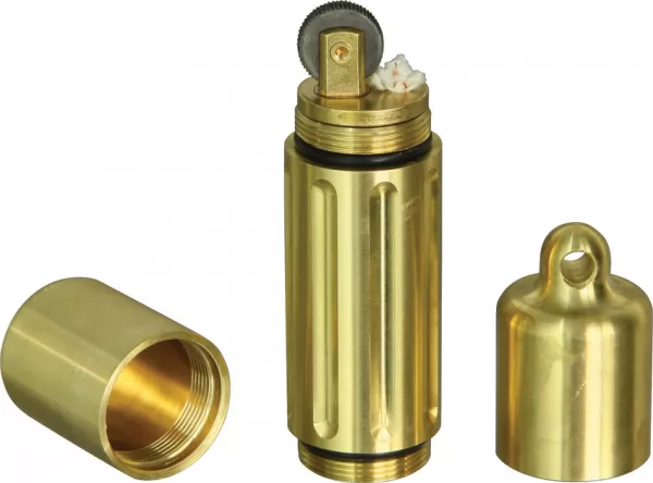 Maratac Lighter Vault Cache Brass MAR015