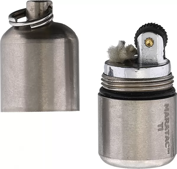 Maratac Split Pea Lighter Titanium MAR042