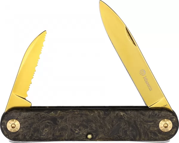 Maserin Folder Gold TiNi knives MAS195TIN