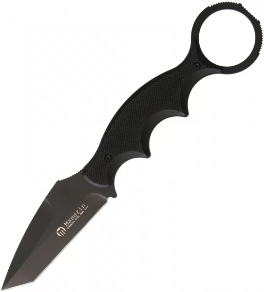 Maserin Neck Knife N690 Black G10 knives MAS921T