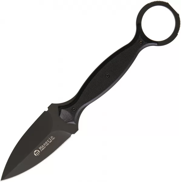 Maserin Neck Knife N690 Black G10 knives MAS922T