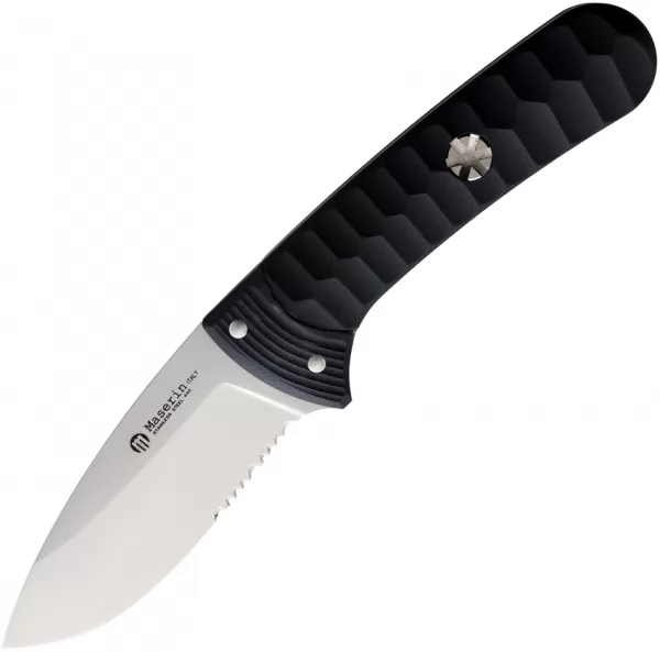 Maserin Sax Fixed Blade Black knives MAS975G10N