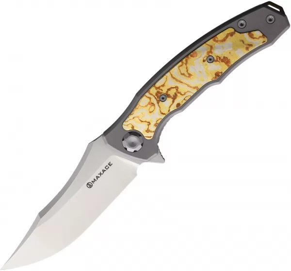 Maxace Halictus Framelock Mokume MAXMHLT201