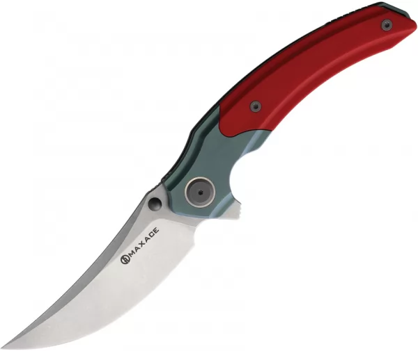 Maxace Rock Linerlock Red G10 MAXMRK02