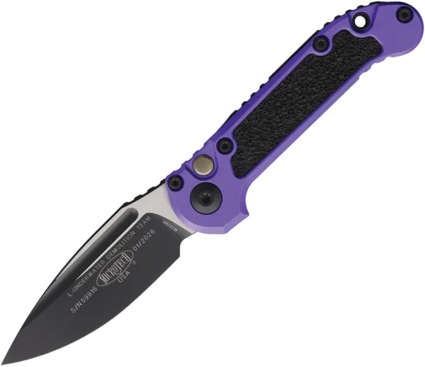 Microtech Auto LUDT Button Lock GenIII MCT11351PU