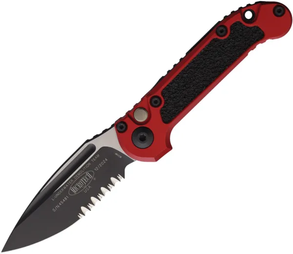 Microtech Auto LUDT Button Lock GenIII MCT11352RD