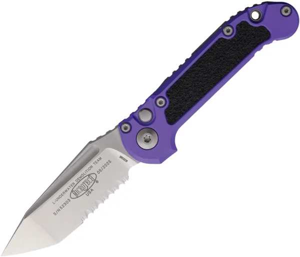 Microtech Auto LUDT Button Lock GenIII MCT113611PU