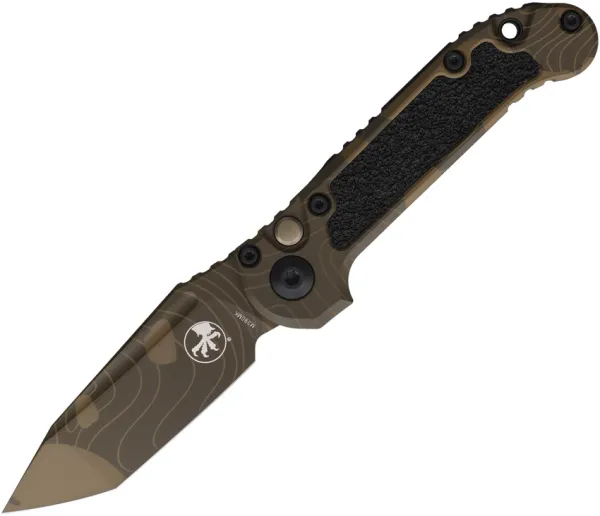 Microtech Auto LUDT Button Lock GenIII MCT11361TPBNCS