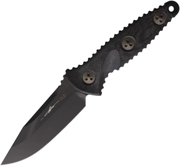 Microtech SOCOM Alpha Mini S-E DLC CF MCT113M1DLCCFS