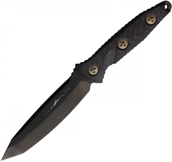 Microtech Socom Alpha T-E Blk DLC CF MCT1141DLCCFS