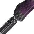 Microtech Auto Cypher II D-E OTF FS Purp MCT12423PUX51S