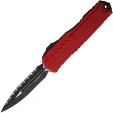 Microtech Auto Cypher II D/E OTF FS Red - MCT12423RD