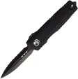 Microtech Auto Luminary D/E FS DLC - MCT12703DLCTSH