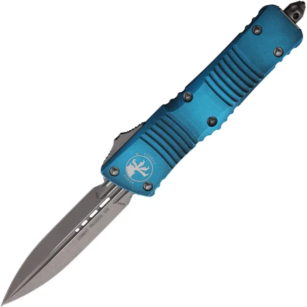 Microtech Auto Combat Troodon D-E Weathe MCT14210APWTQ