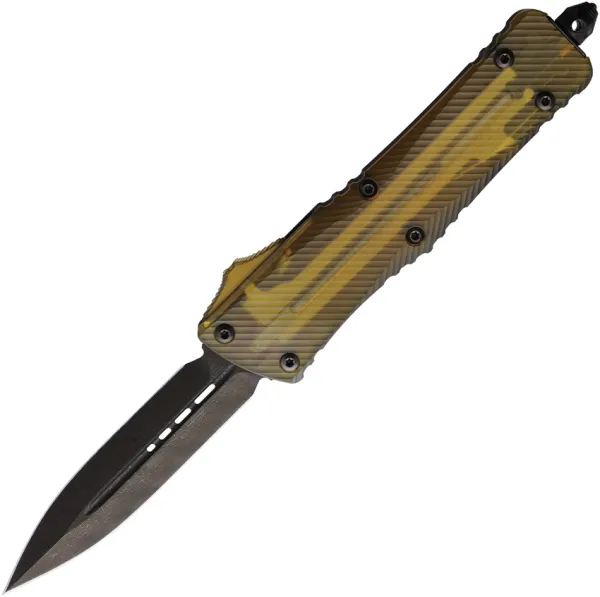 Microtech Auto Combat Troodon D-E Damasc MCT14216DLCTULS