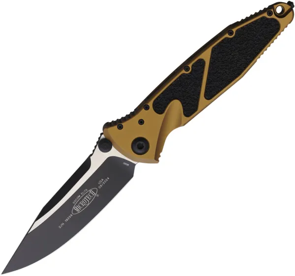 Microtech Socom Elite SE Linerlock Tan Knives MCT1601TA