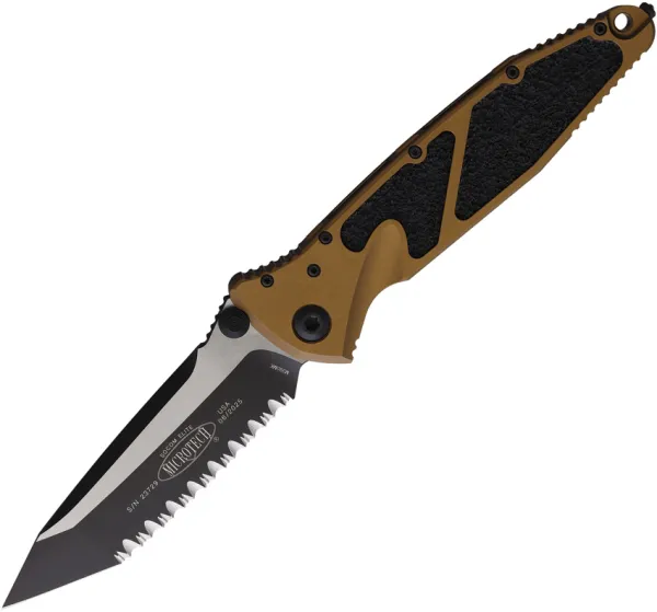 Microtech Socom Elite TE Linerlock Tan MCT1613TA