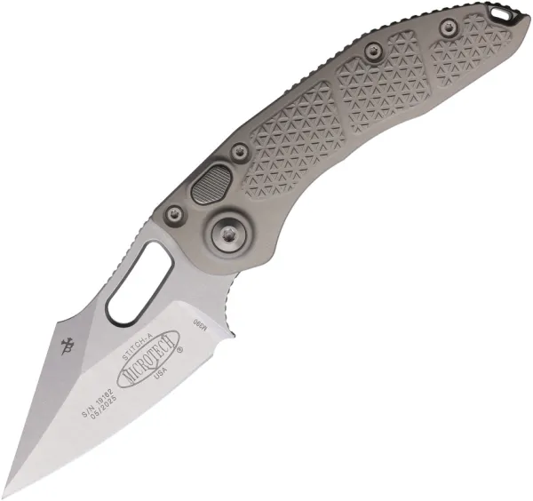 Microtech Auto Stitch S-E Button Lock SW MCT16910NC
