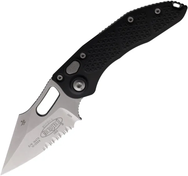 Microtech Auto Stitch S-E Button Lock PS MCT16911