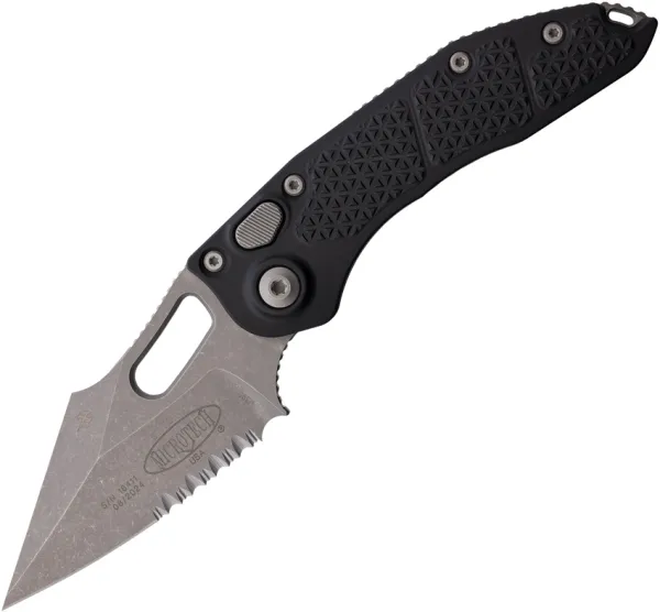 Microtech Auto Stitch S-E Button Lock AP MCT16911AP