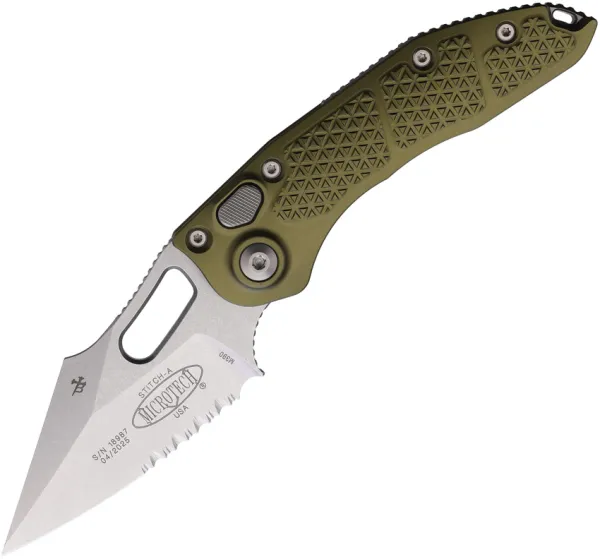 Microtech Auto Stitch Button Lock OD MCT16911OD
