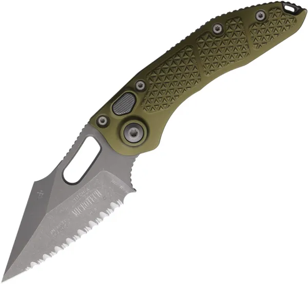 Microtech Auto Stitch S-E Button Lock AP MCT16912APOD